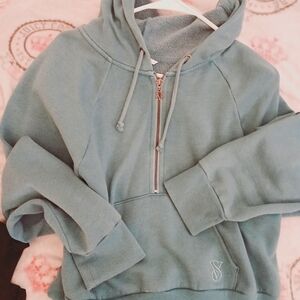 Victoria's secret VS Teal Zip-Up Hoodie XL